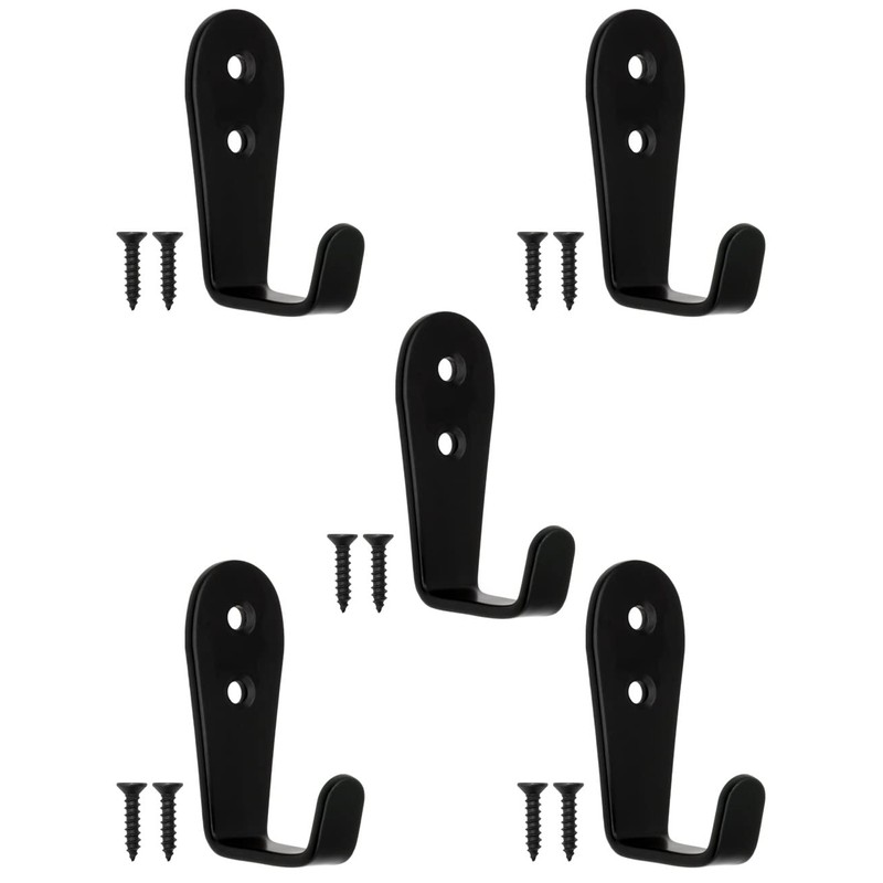 FUXXER® 5 Classic Coat Hooks Clothes Hooks Furniture Hooks Kitchen