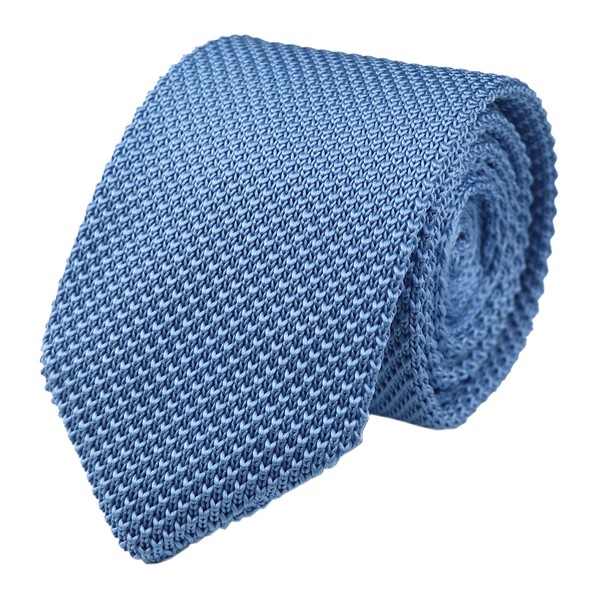 Corbata de punto para hombre, estilo clásico, mixto, casual, 2.4