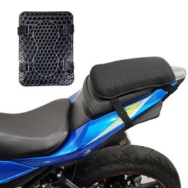 AMJPRO 2025 Bike Seat Cushion, Gel Cushion, Breathable, 3D Mesh Seat Cover, Body Pressure Dispersion, Breathable, Anti-Slip, Ergonomic, Easy Installation, Comfortable Touring, Bike Equipment (21 x 28 x 3 cm)