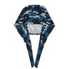 Navy Blue Camo Camouflage Cool Unisex Adjustable Surgical Sweatband -