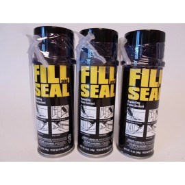 Dow Chemical 3 Cans Dow Fill and Seal Expanding Foam Sealant Insulation 12oz