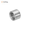 sourcing map Pack of 10 Round Coupling Nuts M10 x