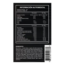 Ultra Pure Supps Preentreno 300g Aminoácidos Cla Carnitina Sabor Piña                                                                                 