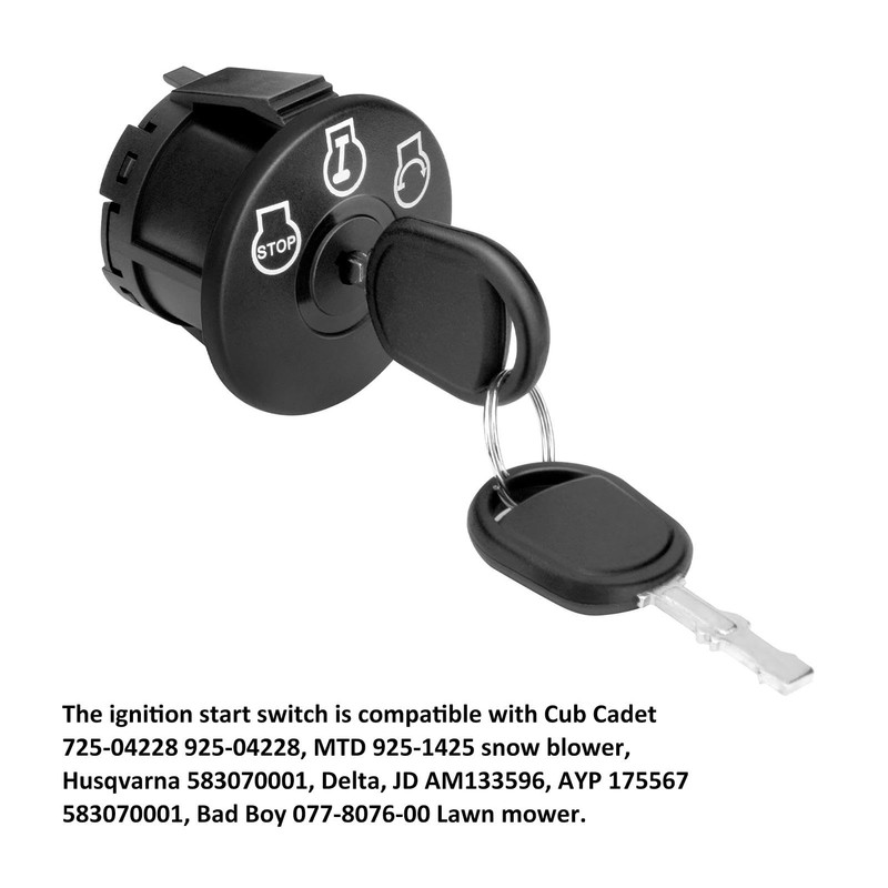 Ignition for Lawn Mower | Lawn Mower Parts with Key