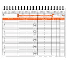 Perfect Strike Basketball SCOREBOOK with Rules and Scoring Instructions : Heavy Duty. Great for Youth and Adult Basketball. (2)