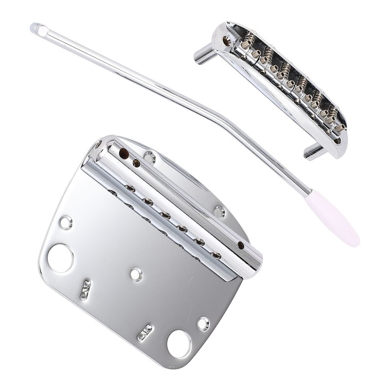 Guitar Tremolo Vibrato Bridge Tailpiece Set Vibrato Tailpiece and Tremolo