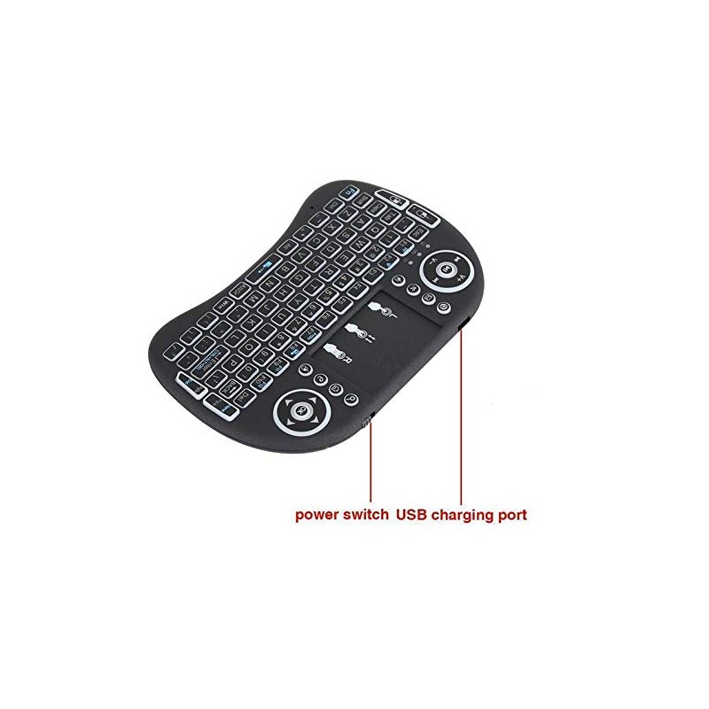 Mini i8 2.4G Air Mouse Wireless Keyboard With Touchpad, Rechargeable