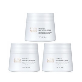 Atomy Absolute Cellactive Nutrition Cream 50ml 3 packs / 애터미 앱솔루트 셀랙티브 영양크림 50ml 3개입