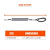 Coiled Lanyard with Buckle End, No Snag Design, Easily Attaches