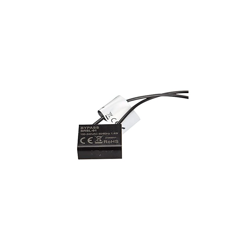 Mextronic SR-SL01 - 2-Wire Dimmer Bypass for LED Dimmer, Black,