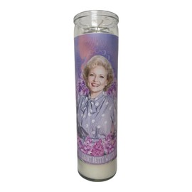 The Luminary Betty White Prayer Saint Candle
