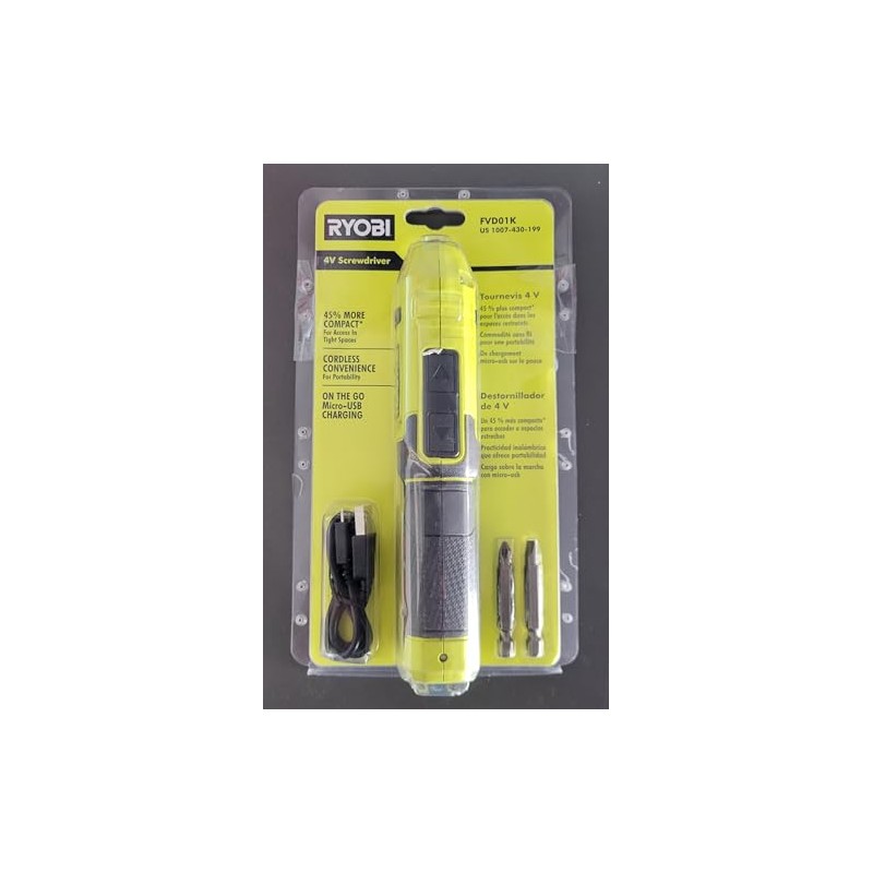 RYOBI 4V SCREWDRIVER