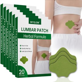 120pcs Back Heat Patches, Warming Herbal Maximum Strength Heat Patches, 8 Hours Lasting Reduction Joint Discomfort for Knee, Back, Neck, Shoulder