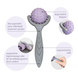 reer Mama Massage Roller for Soothing Relaxation During Pregnancy, Ergonomic Handle for Individual Massage Strength, Versatile Massager