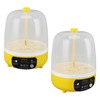 4 Eggs Incubator Temperature Humidity Control Visual Low Noise Energy