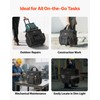 VEVOR 18" Rolling Tool Bag, 110lbs Load Capacity, 25Pockets Heavy