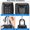 Cididu Key Lock Box for Outside, Waterproof Key Lockbox with
