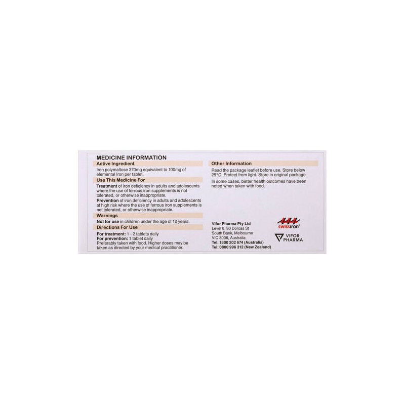 Maltofer Oral Iron 100mg 30 Tablets