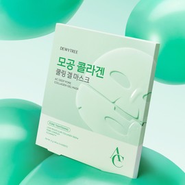 Deweytree [Dewytree] AC deep pore collagen gel mask 4 sheets / [듀이트리] AC 딥 모공 콜라겐 겔 마스크 4매