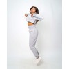 NOROZE Women's Tracksuit Crop Top Jogger Pants Co Ord Sets