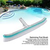 18in Swimming Pool Brush Plastic Nylon Stainless Steel Cleaning Tool