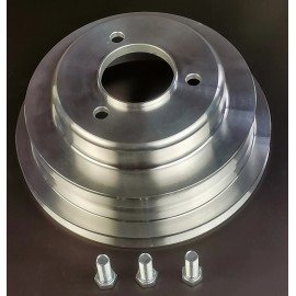 Rodspeedracing Big Block Chevy Crankshaft Pulley 3 Groove 396 427 454 LWP  Aluminum BBC Crank