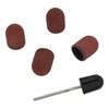 50 Pieces 180# Nail Art Sanding Cap, Nail Drill Polishing