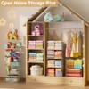 Huxitocan 6-Tier Stackable Closet Organizers and Storage Basket - Foldable