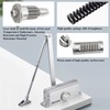 Onarway Quiet-Close Door Closer for Home: Hydraulic Automatic with Adjustable
