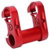 Bicycle Double Stem Riser 25.4MM Folding Bike Aluminium Alloy Adjustable
