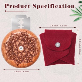 Windspeed Bread Scoring Tool, 1+10 Pcs Best Bread Lame Cutter For Sourdough Bread Lame Wooden Bread Lame Dough Scoring Tool Include 10 Razor Blades and Storage Cover