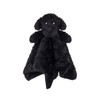 Apricot Lamb Black Poodle Soft Loveys for Babies, Security Blanket