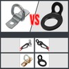 Ygmylandbb Ring Fasteners Ground Hooks o-Rings Loading Clips Stainless Steel