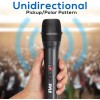 PyleStudio Microfono Inalambrico De Bateria Profesional Con Adaptador Para Karaoke