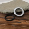 VGOL 5pcs Washbasin Tap Base Ring with Seal ABS Faucet