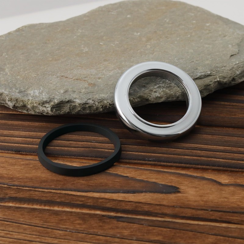 VGOL 5pcs Washbasin Tap Base Ring with Seal ABS Faucet