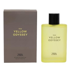 Zara Yellow Odyssey Perfume for Men Fresh Spicy Fragrance with Pepper Grapefruit Bergamot Warm Apple Cashmere Wood Musk Amber Sandalwood Long Lasting Confident Scent Eau De Toilette 90 ML (3.04 FL OZ)