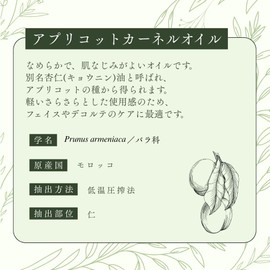 Life no Ki Apricot Kernel Oil (Almond Oil)/Apricot Kernel Vegetable Oil Massage Treatment (8.5 fl oz (250 ml)