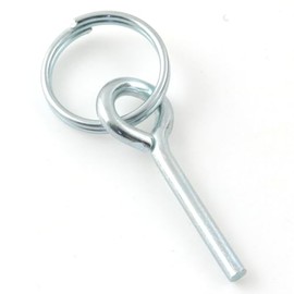 JCBIZ 5pcs 4 * 30mm Geospheric Galvanized Iron Single Needle Ring Camping, Hiking, Travel Repair Kits Outdoor Tent Hardware Accessories