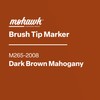 Mohawk Brush Tip Graining Marker - Dark Brown Mahogany