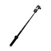 Elecom P-SSBBK Selfie Stick, Bluetooth, With Remote Control, Black