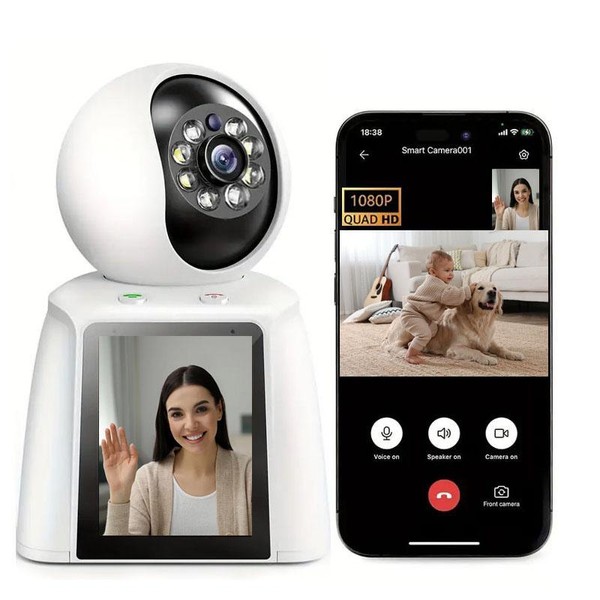 2.8 Inch Screen 2.4G Pet Camera, Smart Home Video Monitor,