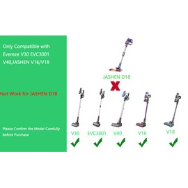 AC Adapter Charger Power Cord Compatible with Evereze V30 EVC3001 V40,TOPPIN TPVC004/TPVC003,JASHEN V16/V18,Laresar Elite1 Elite3 Elite4 Elite5 Cordless Vacuum Cleaner Power Adapter Supply