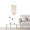 Bailinks Macrame Wall Hanging, Handmade Woven Tapestry, Boho Chic Wall