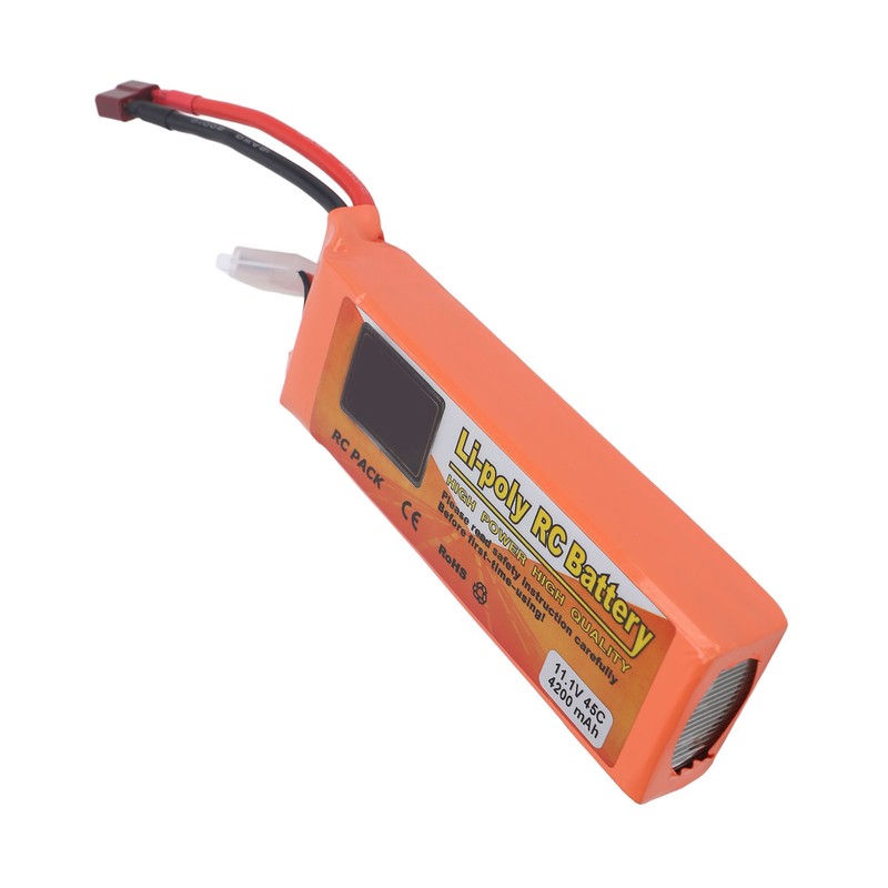 4200mAh Lithium Battery 11.1V 45C High Capacity Rechargeable Lipo Battery