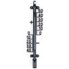 Außenthermometer Innenthermometer Zimmerthermometer Thermometer schwarz 25 cm