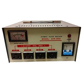 3000 Watt Step Up/Down Voltage Converter Transformer AVR-3000, 5 Year Warranty, Fuse Protection and Automatic Voltage Regulator - Two Way Transformer - 110 to 220 V or 220 to 110 V 110/120/220/240V