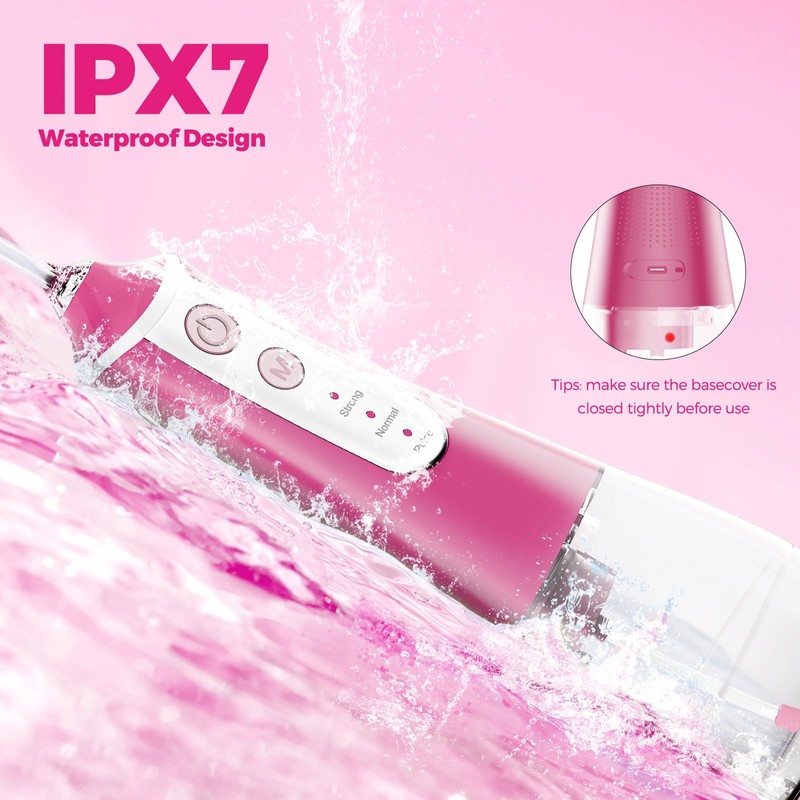Water Flosser for Teeth Cordless & Oral Irrigator Dental Flosser,
