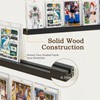 Pinzoveco Baseball Card Display Shelf Wall Mount 5 Tier