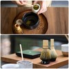 sourcing map Ceramic Chasen Stand 72mm Matcha Whisk Holder Teas